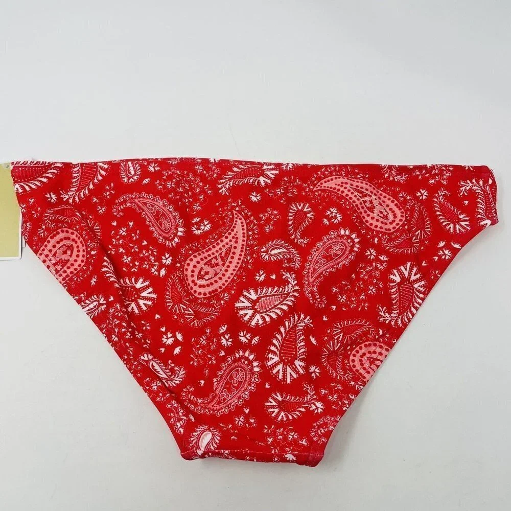 MICHAEL Michael Kors Womens Medium Classic Bikini Bottoms Geranium‎ Bandana 1429